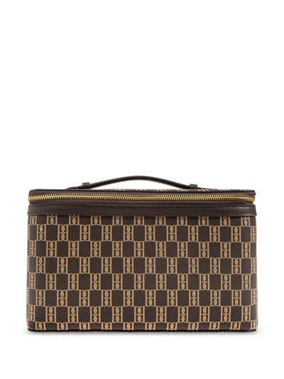 By Malene Birger Leather Make Up Bag In Brown