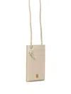 By Malene Birger Leather Phone Case In Neutral