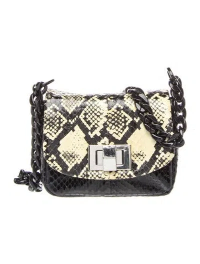 Pre-owned By Malene Birger Leather Shoulder Bag In Black