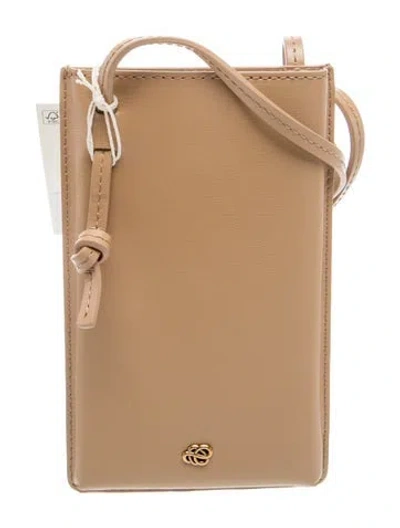 Pre-owned By Malene Birger Leather Shoulder Bag W/ Tags In Neutral