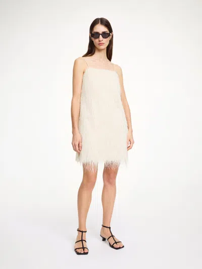 By Malene Birger Ledo Mini Dress In Wood