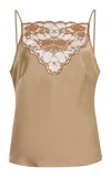 By Malene Birger Leeba Satin Top In Bronze