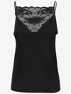 By Malene Birger Lace-trimmed Satin Top With Spaghetti Straps