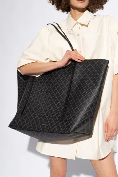 By Malene Birger Luze Handtasche Mit Print In Black
