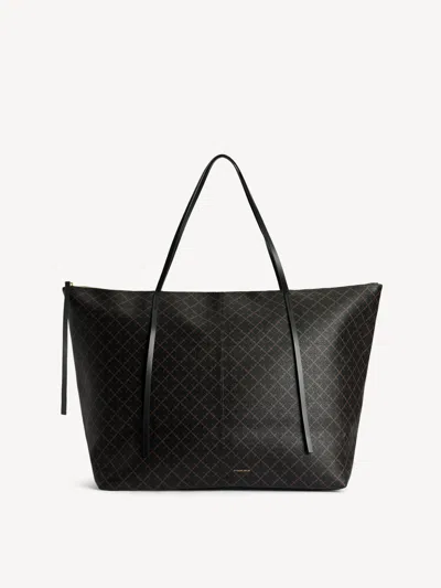 By Malene Birger Leesa Tote Bag In Dark Chokolate