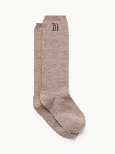 By Malene Birger Leiann Socks In Warm Brown