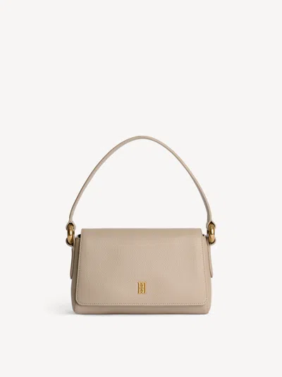 By Malene Birger Lellie Leather Shoulder Bag In Neutral