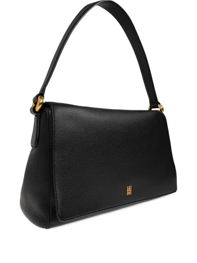 By Malene Birger Lelou Leather Shoulder Bag In Black