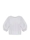By Malene Birger Lelow Organic Cotton Blouse In White