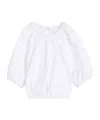 By Malene Birger Lelow Organic Cotton Blouse In White