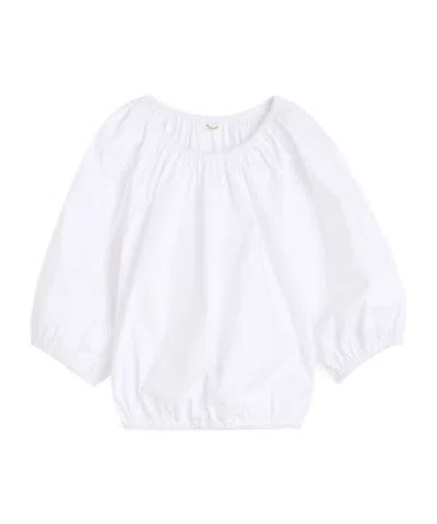 By Malene Birger Lelow Organic Cotton Blouse In White
