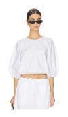 By Malene Birger Lelow Organic Cotton Blouse In White