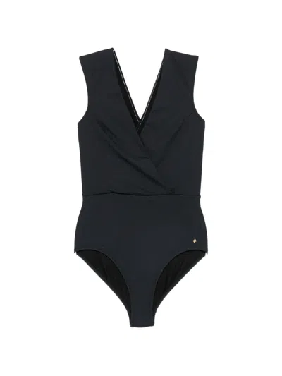 By Malene Birger Lemooria Wrap-style Body In Black