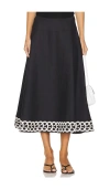 By Malene Birger Leonne Linen Skirt In 블랙