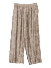 By Malene Birger Wide Leg Trousers Elastic Waistband In Neutral