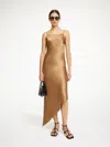 Shop By Malene Birger Leviana Maxi Dress In Toasted Coconut