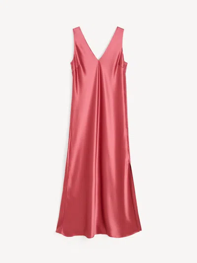 By Malene Birger Levita Satin Maxi Dress In Multi