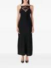 By Malene Birger Libbie Lace-insert Maxi Dress In Black