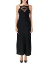 By Malene Birger Libbie Lace-insert Maxi Dress In Black