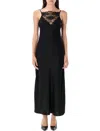By Malene Birger Libbie Lace-insert Maxi Dress In Black