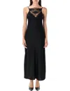 By Malene Birger Libbie Lace-insert Maxi Dress In Black