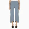 By Malene Birger Light Blue Normann Trousers With Slits In Blue