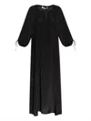 By Malene Birger Lily V-neck Maxi Dress In Black In Black