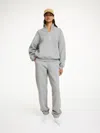 By Malene Birger Lipa Organic Cotton Sweatshirt In Grey Melange