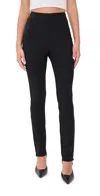 By Malene Birger Mid-rise Slim Fit Trousers In Black