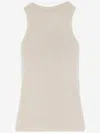 By Malene Birger Lise Tank Top In Lyocell Blend In Neutral