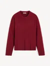 By Malene Birger Livane Wool Sweater In Burgundy