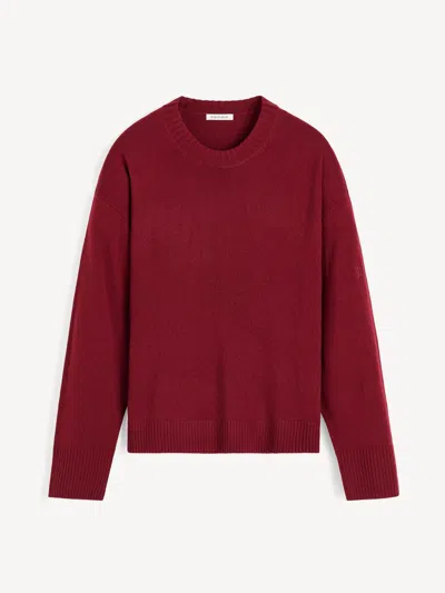 By Malene Birger Livane Wool Sweater In Burgundy