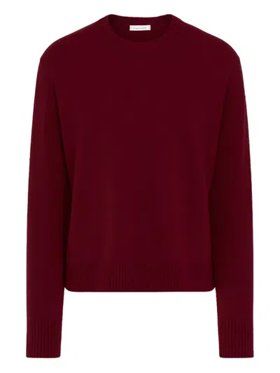 By Malene Birger Livane Wool Sweater In Burgundy