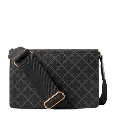 By Malene Birger Loenna Geometric-pattern Shoulder Bag In Gray