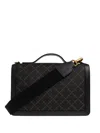 By Malene Birger Loennas Patterned Shoulder Bag In Black