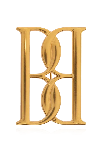 By Malene Birger Logo Brooch