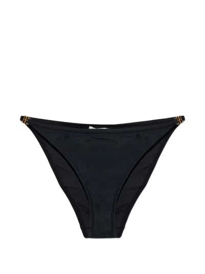 By Malene Birger Logo-details Bikini Bottoms In Black