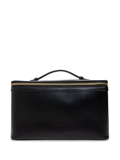 By Malene Birger Logo-embossed Make Up Bag In Black