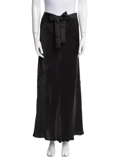 Pre-owned By Malene Birger Long Skirt In Black
