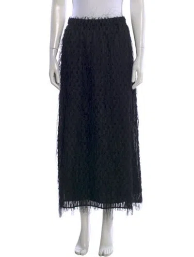 Pre-owned By Malene Birger Long Skirt In Black