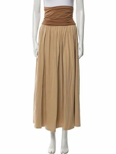 Pre-owned By Malene Birger Long Skirt In Neutral