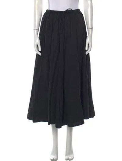 Pre-owned By Malene Birger Long Skirt W/ Tags In Black