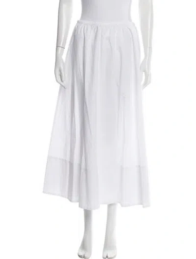 Pre-owned By Malene Birger Long Skirt In White