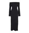 By Malene Birger Long-sleeve Bennie Midi Dress In Black