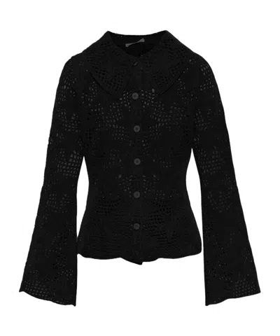 By Malene Birger Long-sleeved Knitwear In Black