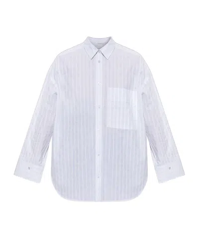 By Malene Birger Long-sleeved Shirt In Blue