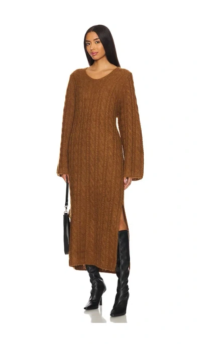 By Malene Birger Lovella Dress In Bison