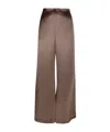 By Malene Birger Lucee High-rise Wide-leg Trouser In Brown