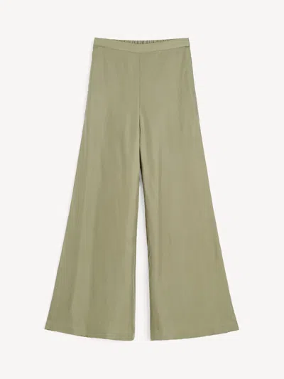 By Malene Birger Lucee Cupro Trousers In Green