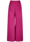 By Malene Birger Lucee Flared Satin Trousers In Pink